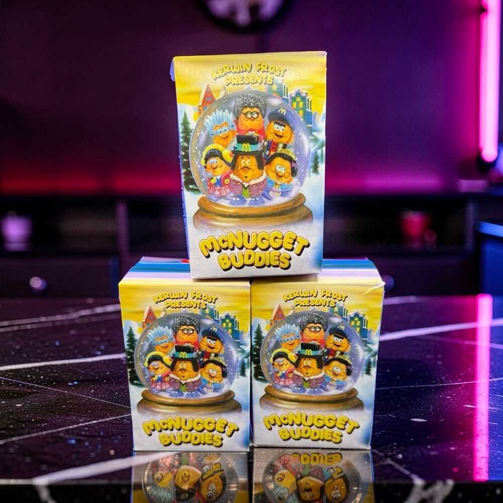 2023 McDonalds McNugget Buddies Waffutu, Kerwin Frost & Brrrick 3 Complete